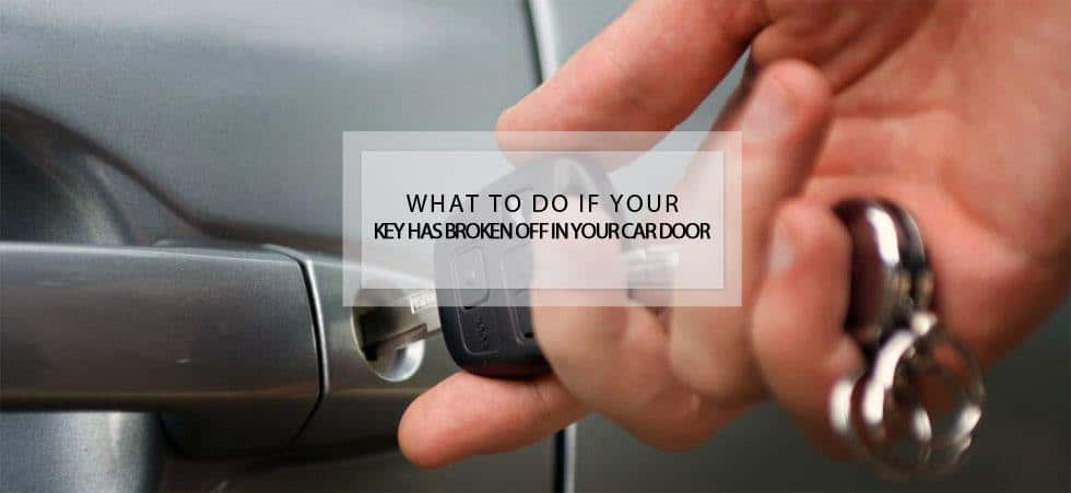 Your key broke in the lock: how do you get it out?