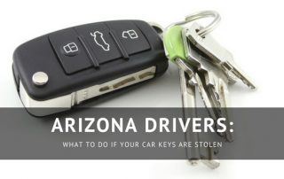 arizona drivers what to do if your car keys are stolen