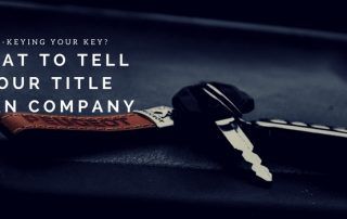 rekeying your key what to tell your title loan company